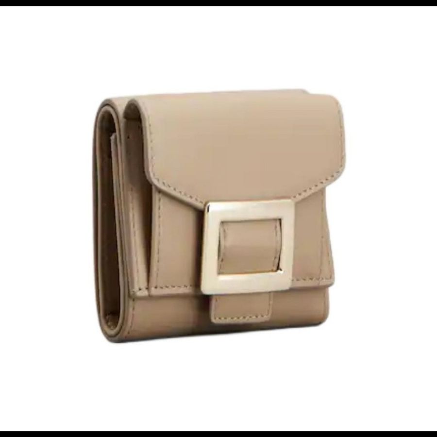 Roger Vivier Belle Vivier 米色牛皮小皮夾 錢包-1