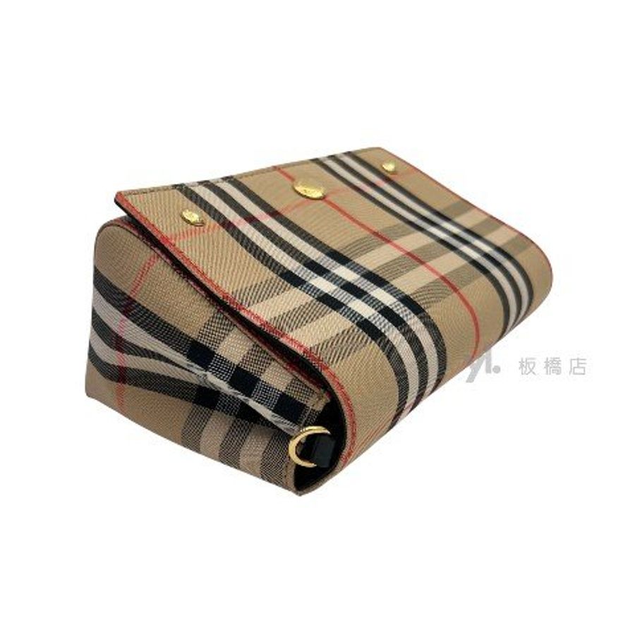 Burberry Note格紋斜背包-7