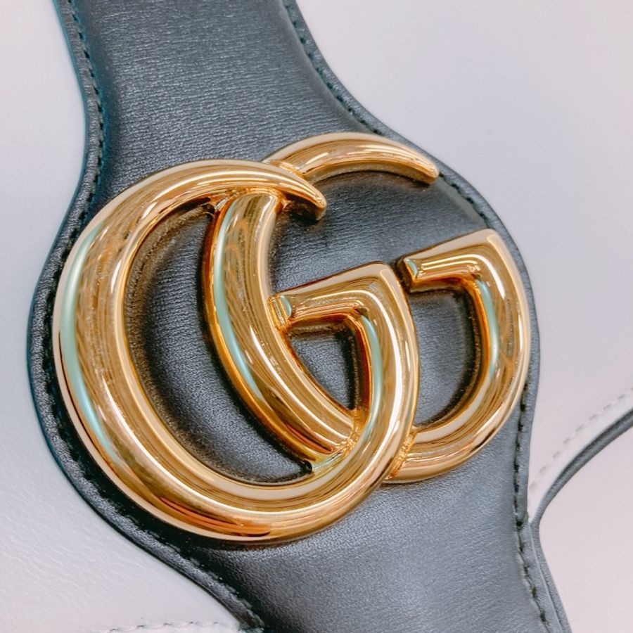 MS0468 GUCCI 古馳GG扣中號翻蓋式肩帶包包ARLI CROSSBODY MEDIUM CALFSKIN-8