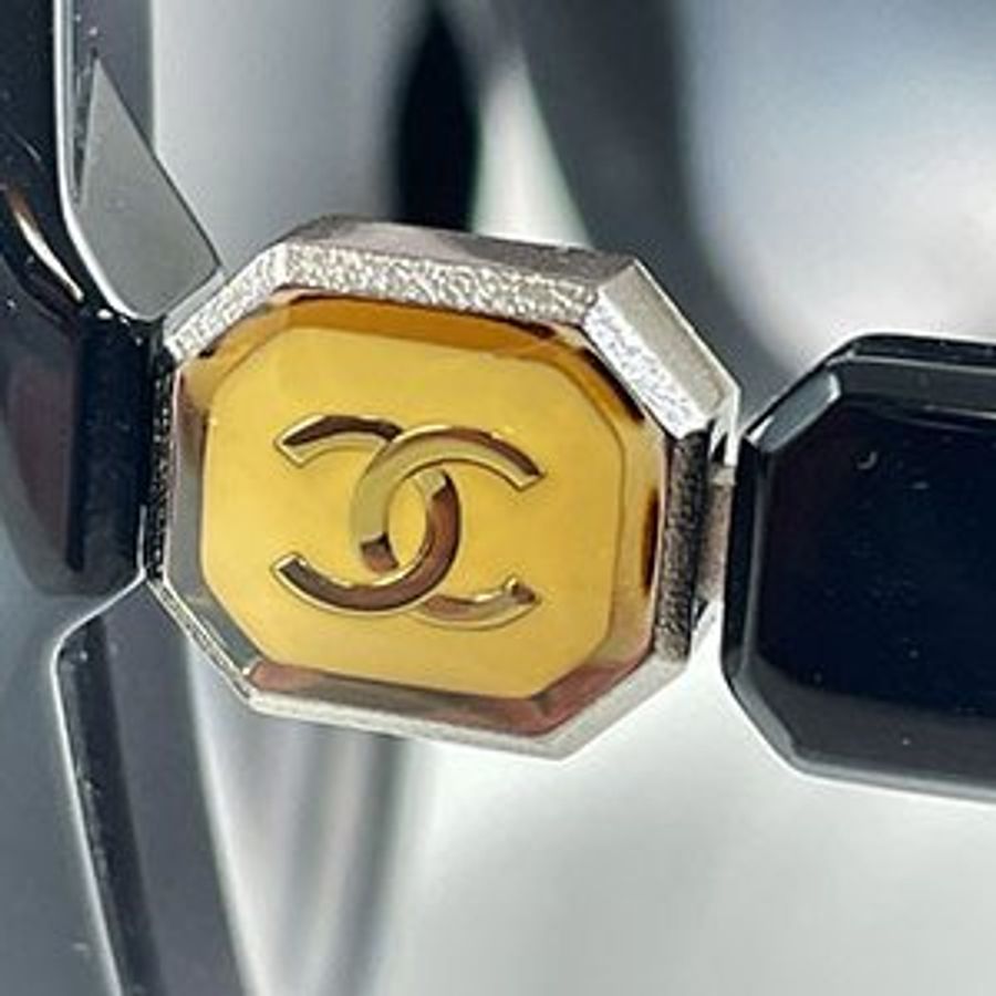 已售出 * 奢華大道國際精品*【CH0740】CHANEL黑色八角LOGO 太陽眼鏡 (鏡片有度數約5~6百度)-2