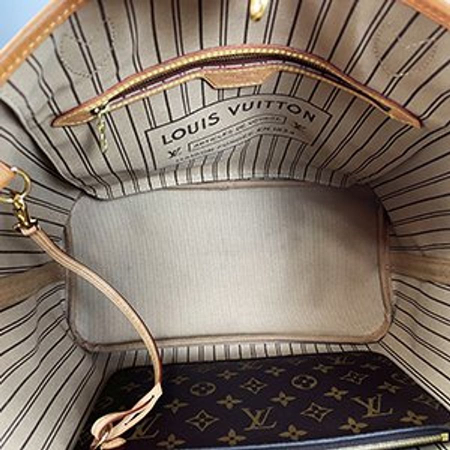 ★已售出★ *奢華大道國際精品*【L3371】LV原花 NEVERFULL 肩背包 (MM) M46987-5