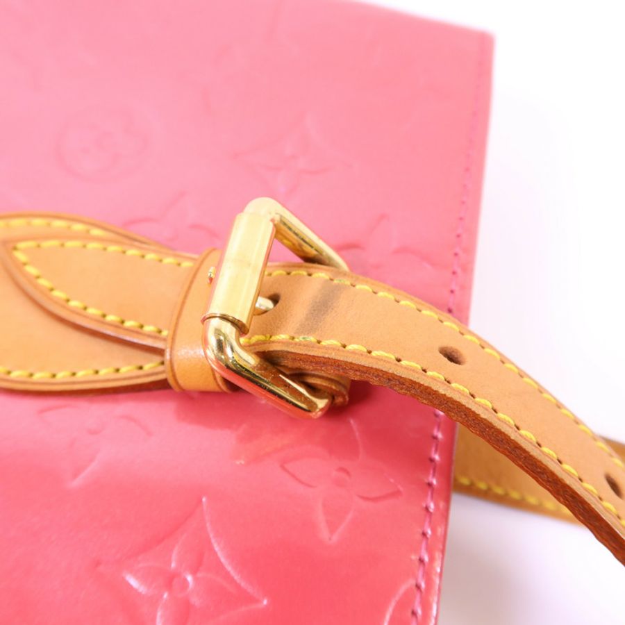 LOUIS VUITTON Vernis Brentwood金扣肩背袋-14