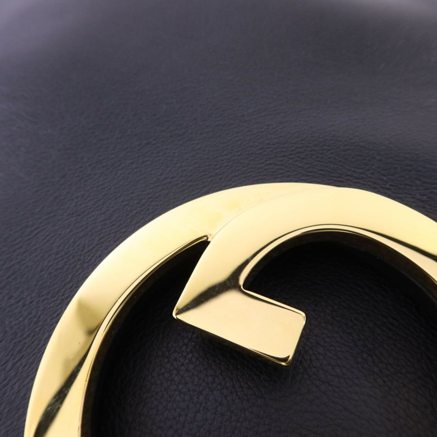 GUCCI 牛皮皮革Blondie金扣手挽肩背兩用袋-8