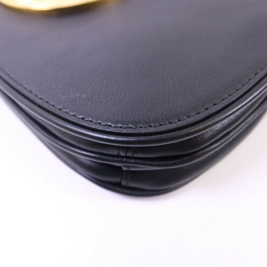 GUCCI 牛皮皮革Blondie金扣手挽肩背兩用袋-12