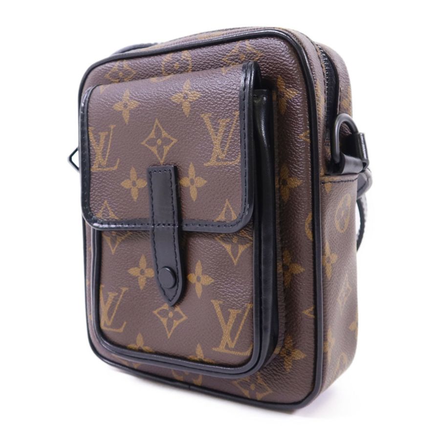 LOUIS VUITTON Monogram Macassar Christopher Wearable Wallet肩背袋-2