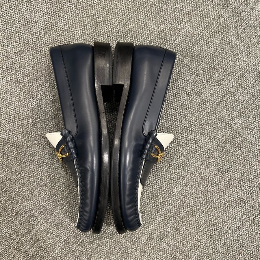 Celine 凱旋門樂福鞋 深藍色-8