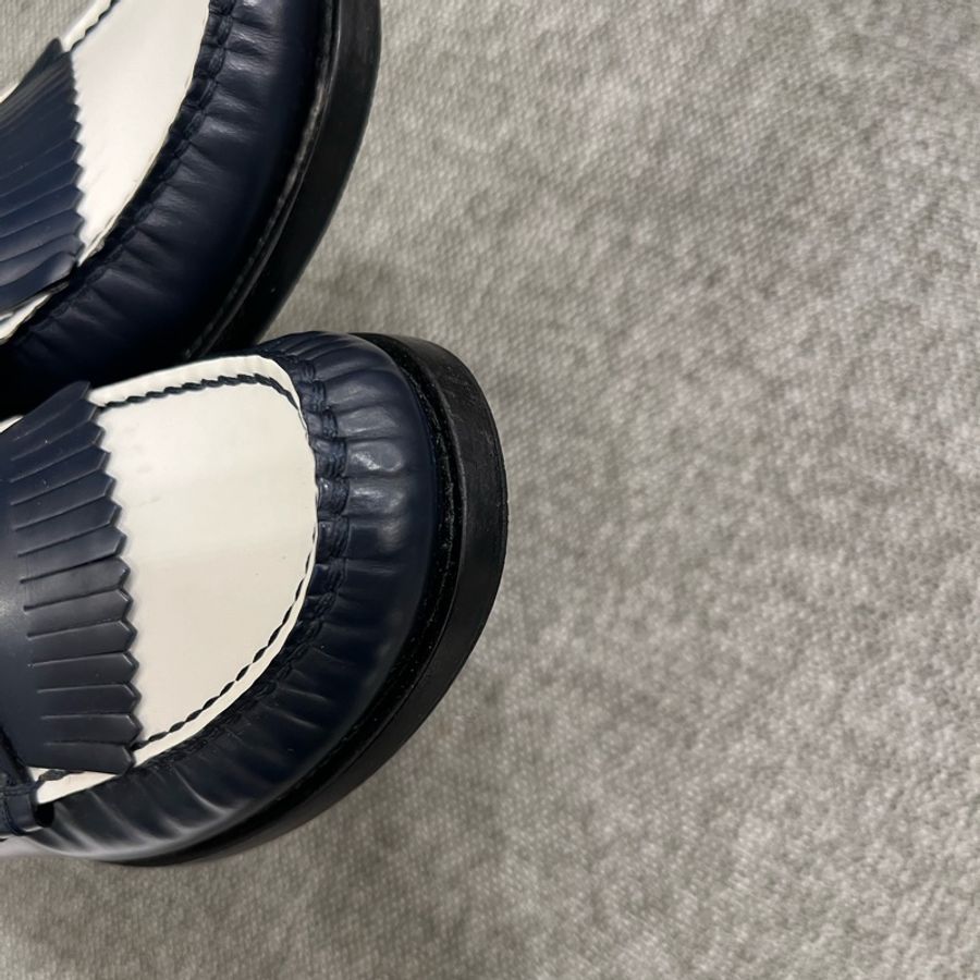 Celine 凱旋門樂福鞋 深藍色-13