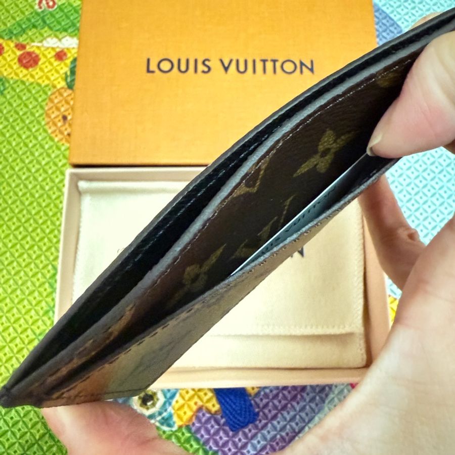 LV雙色名片夾。卡片套。-4