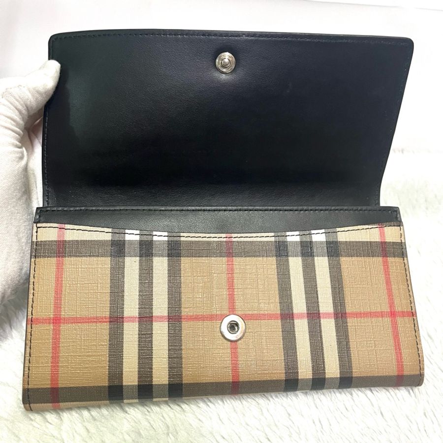 BURBERRY #防刮經典色掀蓋長夾-10