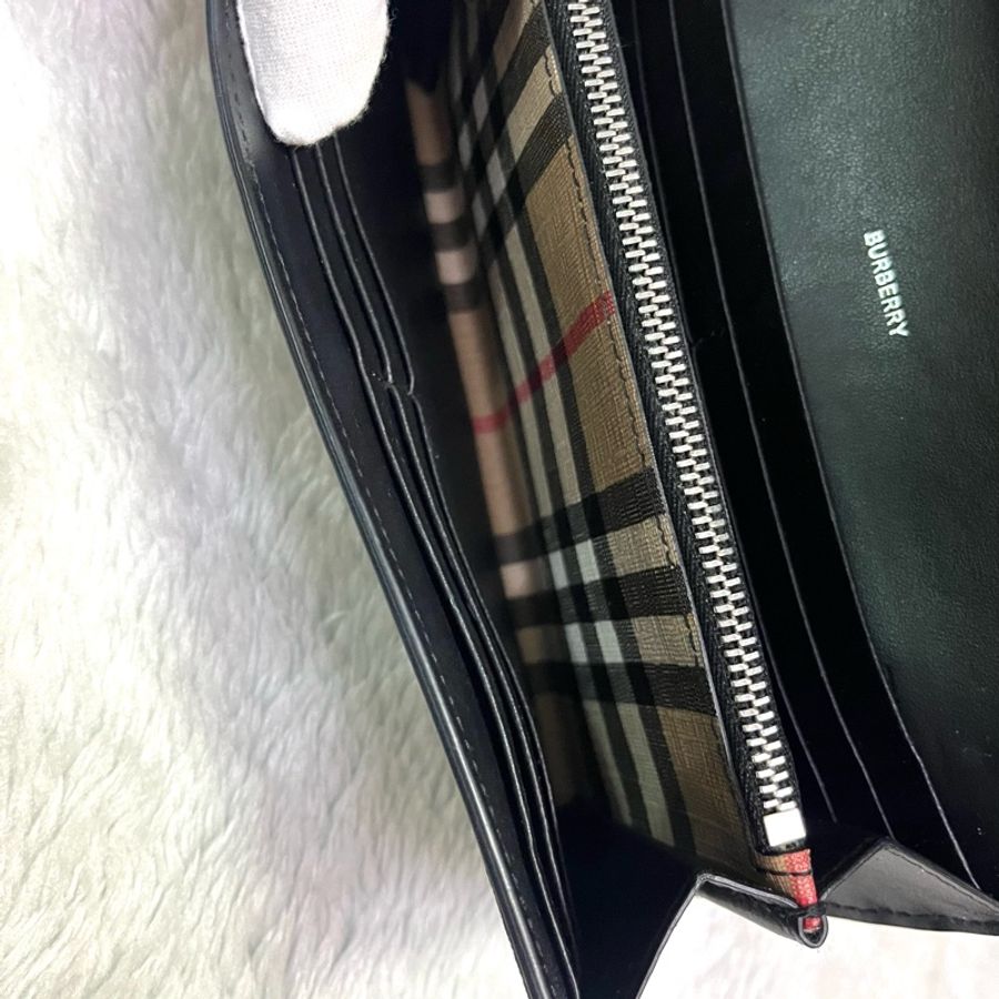 BURBERRY #防刮經典色掀蓋長夾-12