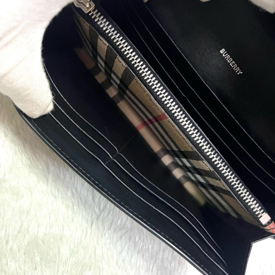 BURBERRY #防刮經典色掀蓋長夾-17