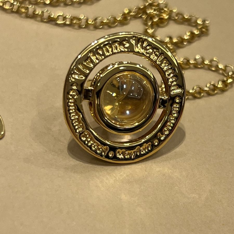 Vivienne Westwood 西太后 Tiny Orb 立體土星項鍊-8
