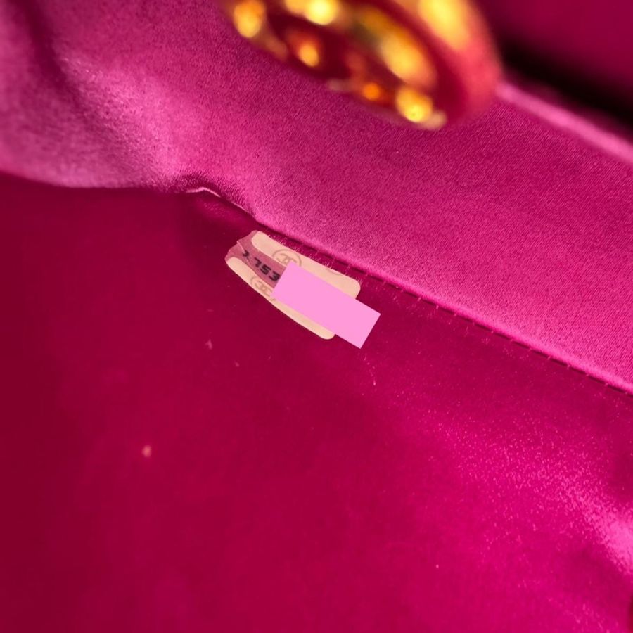 Chanel Vintage Satin Fuchsia Mini Diana Flap Bag with Gold Hardware-12
