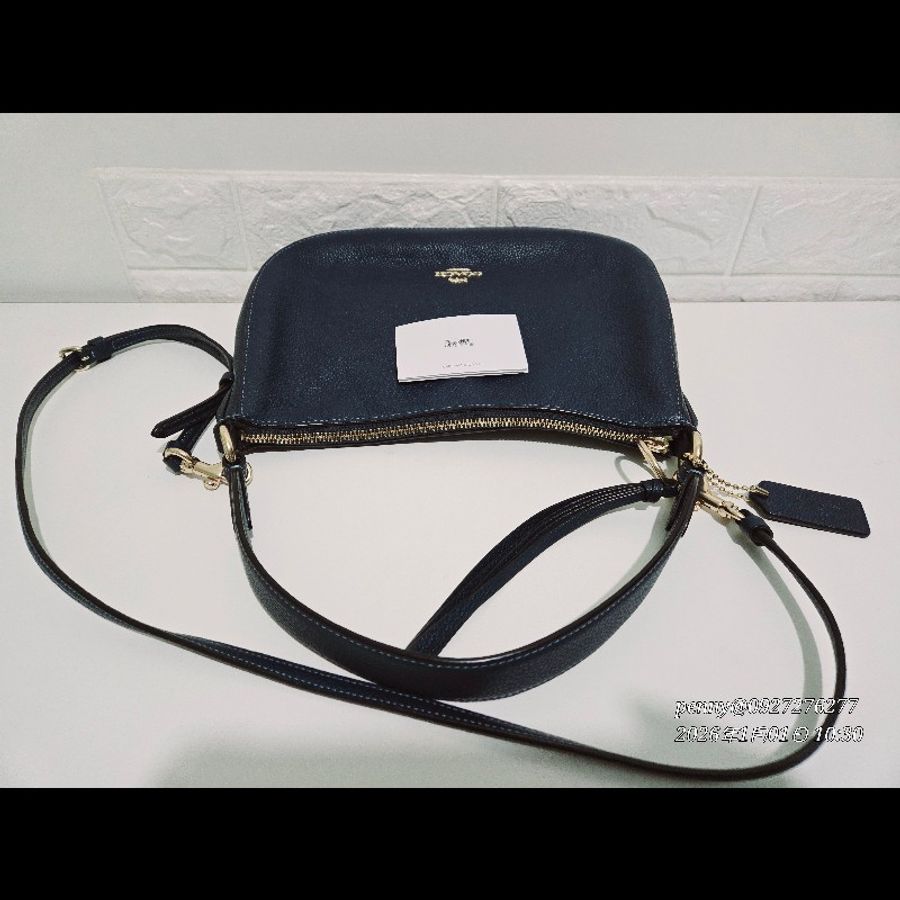 COACH 2way牛皮側背/斜挎包-7
