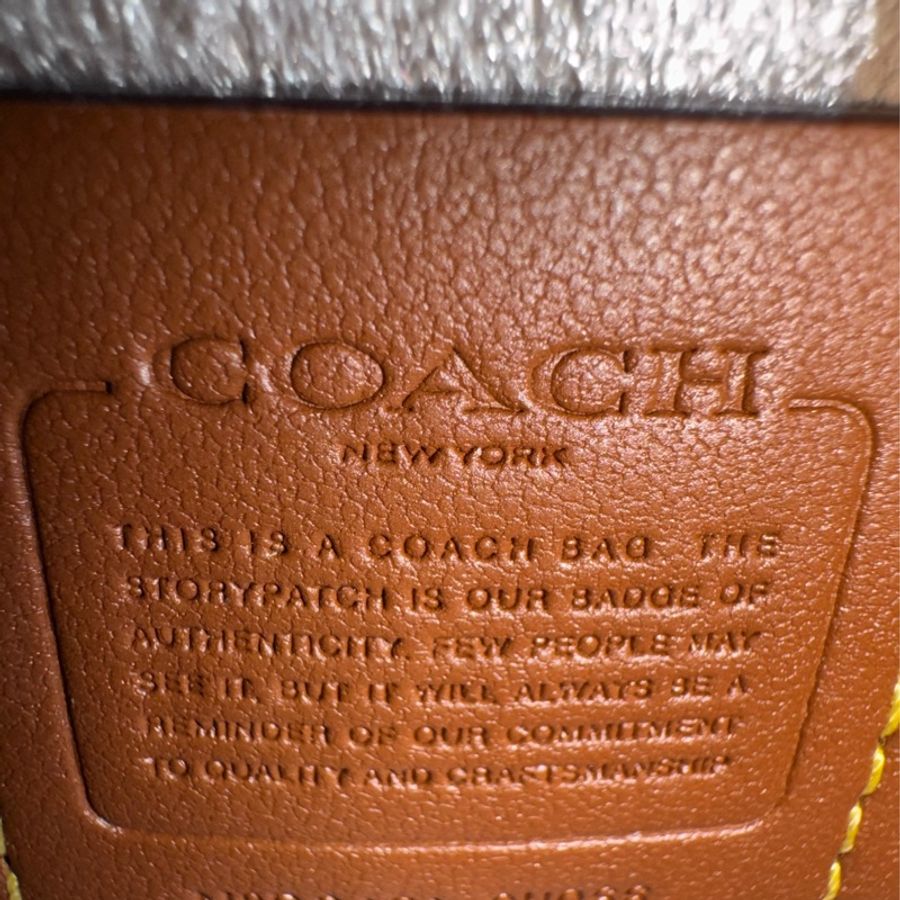 未使用Coach Empire Carryall 26 皮革手袋-3