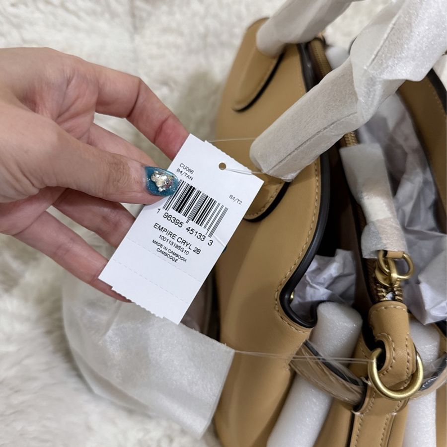 未使用Coach Empire Carryall 26 皮革手袋-7