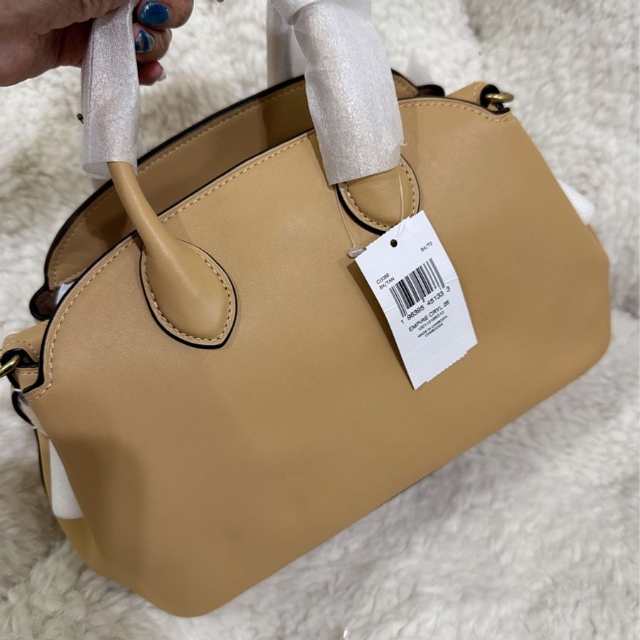 未使用Coach Empire Carryall 26 皮革手袋-11