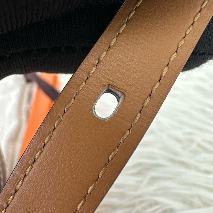 HERMES POP H 15 大象灰玫瑰金扣皮帶 65 U Stamp-9