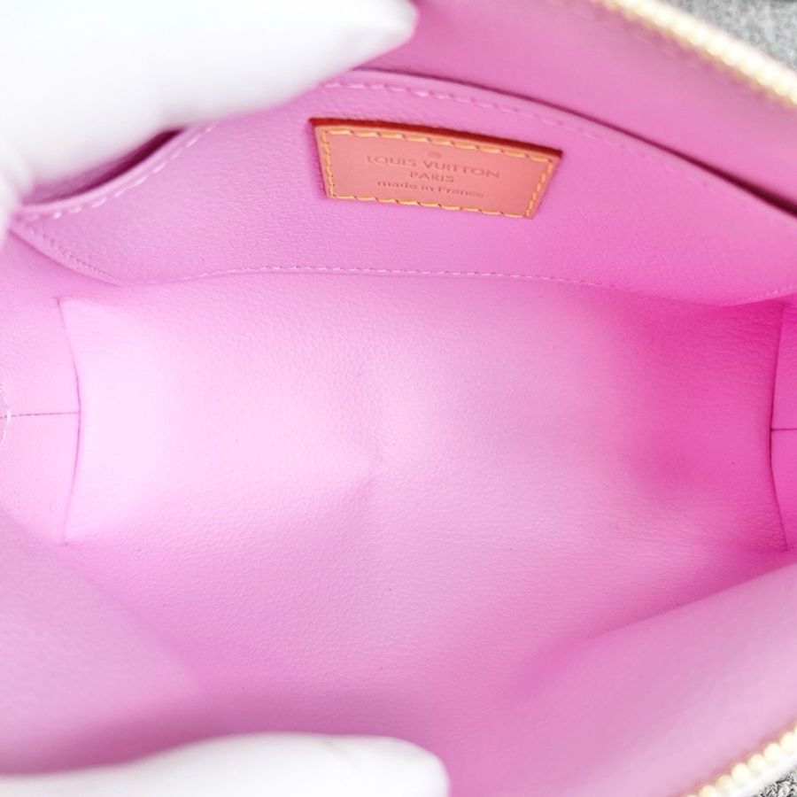 LV 白三彩小號貝殼化妝包17×11×6 99新配件塵袋-2