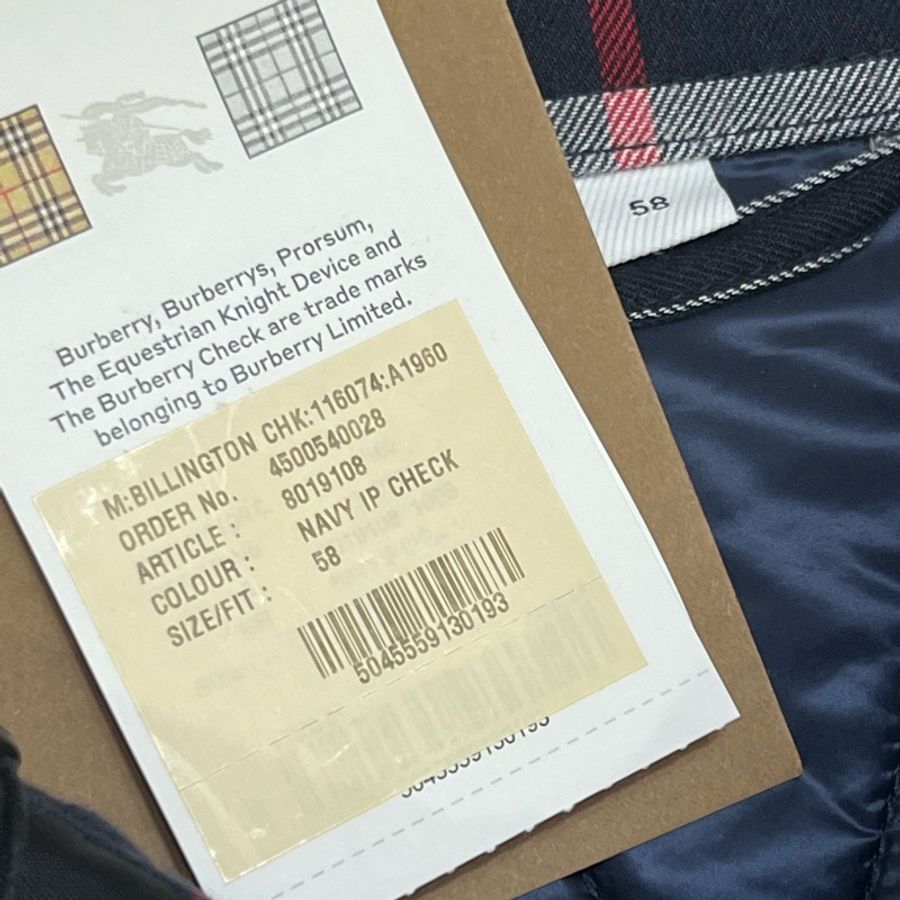 Burberry 絎縫格紋棉法蘭絨襯衫 藍色格紋-4