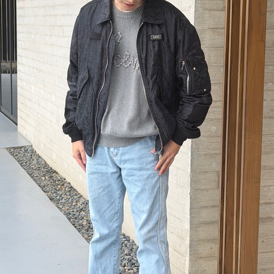 男女都可以穿 Dior 飛行外套 花卉外套 聯名Alex Foxton bomber 值得收藏款❤️-15