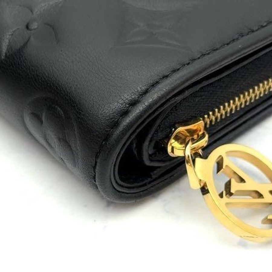 🌷LouisVuitton 壓紋短夾錢包|經典花紋✦fufu style 精品✦ 氣質款|-17