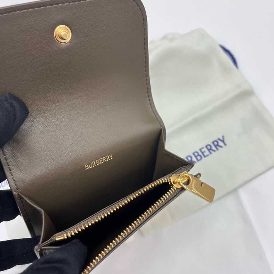 Burberry check coin wallet-4