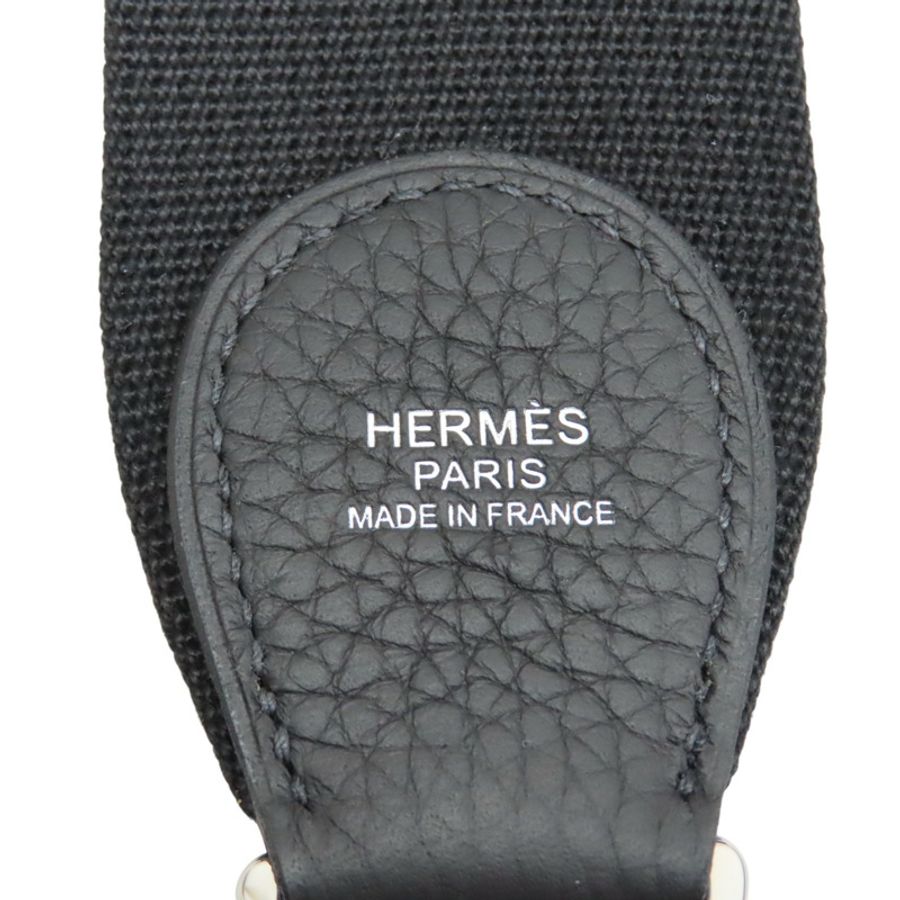 黑色Taurillon皮革Evelyne 29肩背C刻銀扣【HERMES愛馬仕】-7