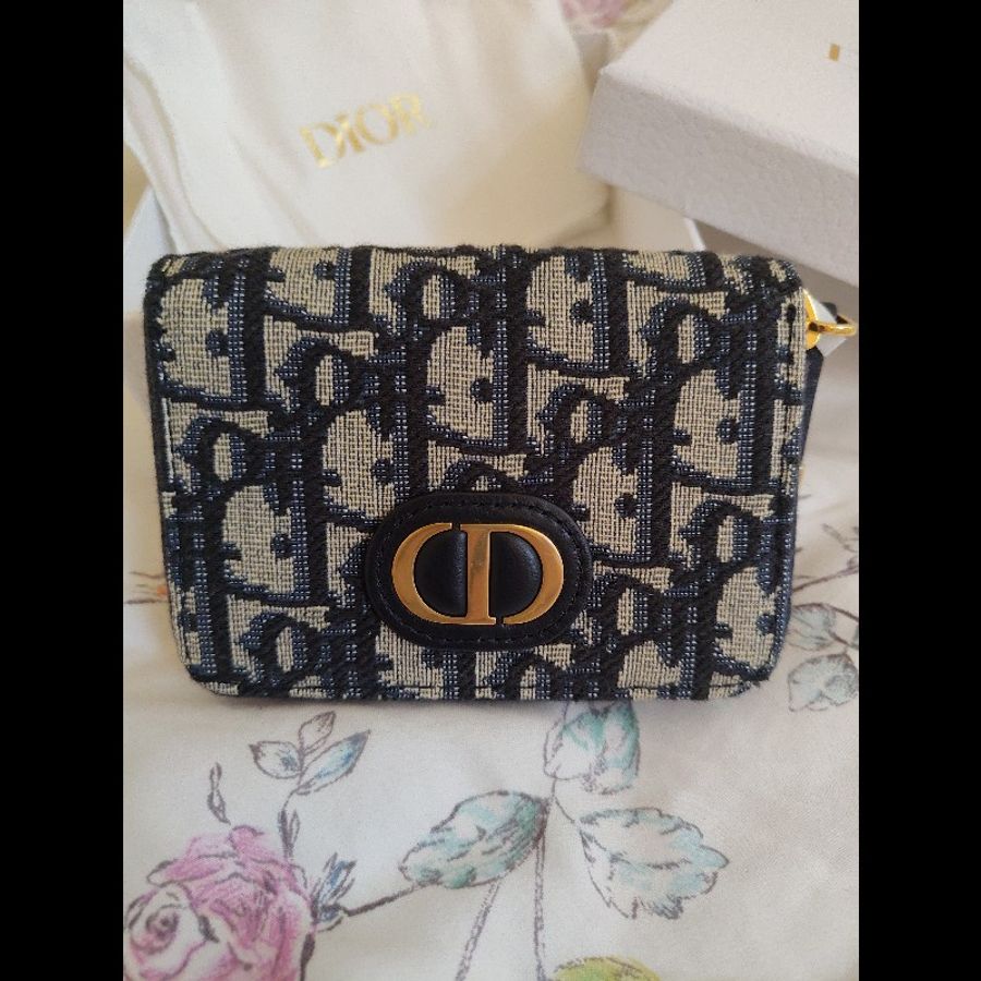 DIOR ㄇ字蒙田拉鍊零錢包-0
