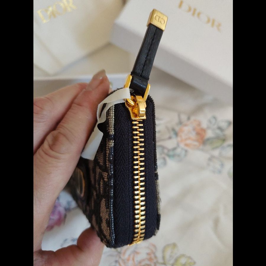 DIOR ㄇ字蒙田拉鍊零錢包-14