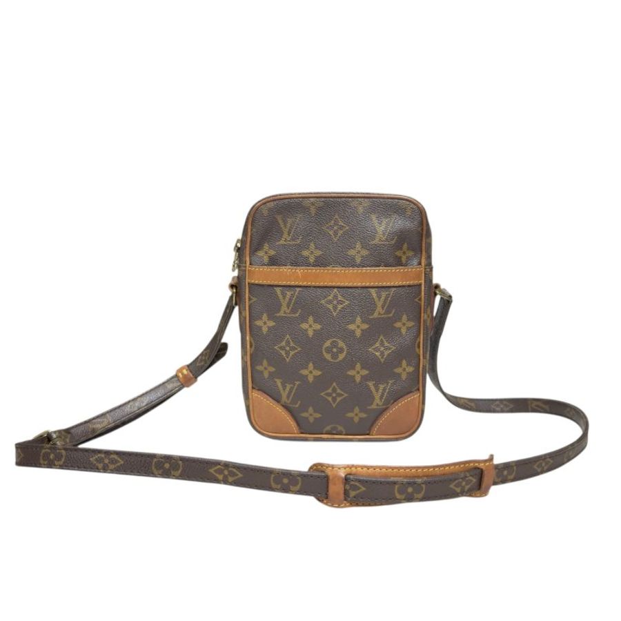 LOUIS VUITTON 中古 Danube 老花 斜揹袋-0