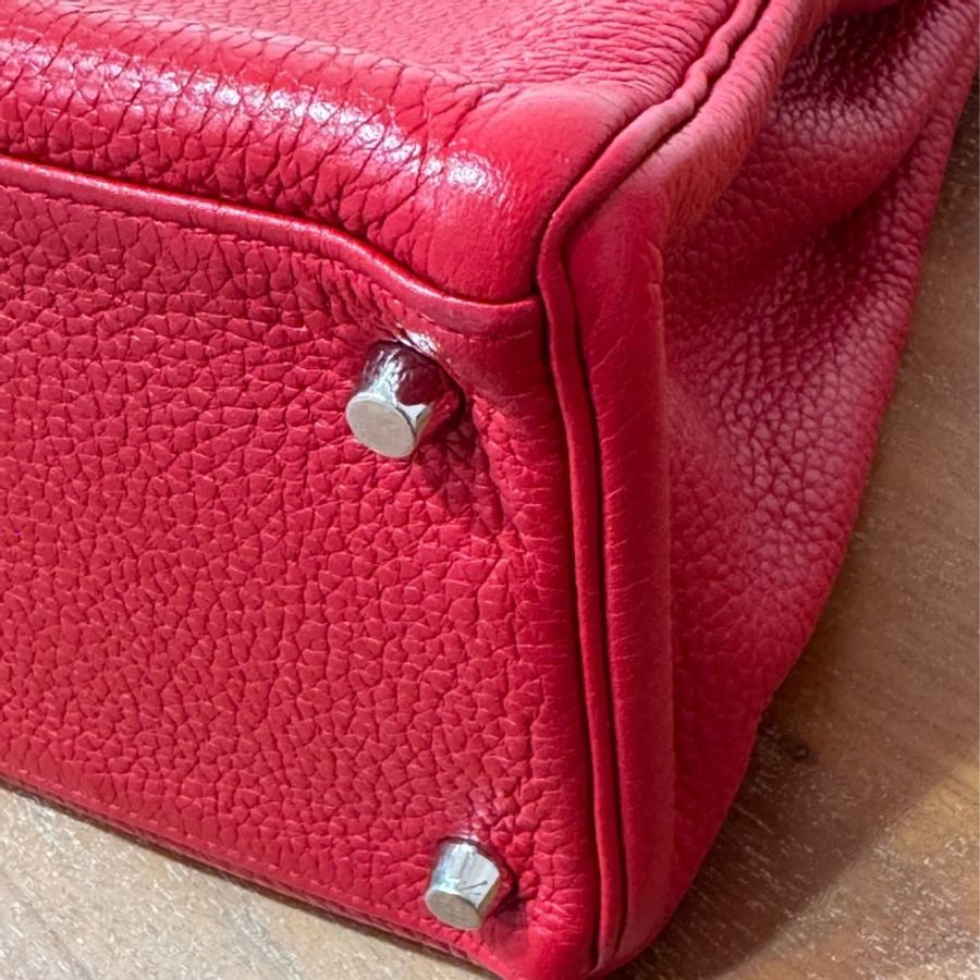 Hermès Kelly 35cm 紅色 銀扣-18