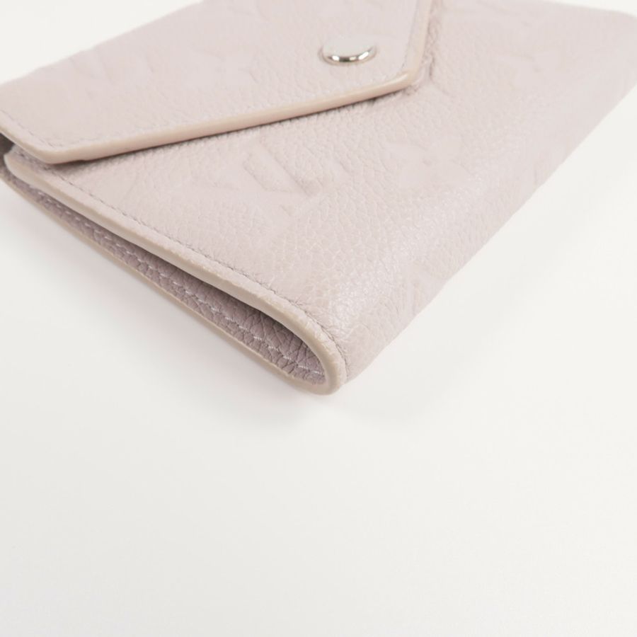LOUIS VUITTON Monogram Empreinte Victorine Wallet銀扣錢包-11