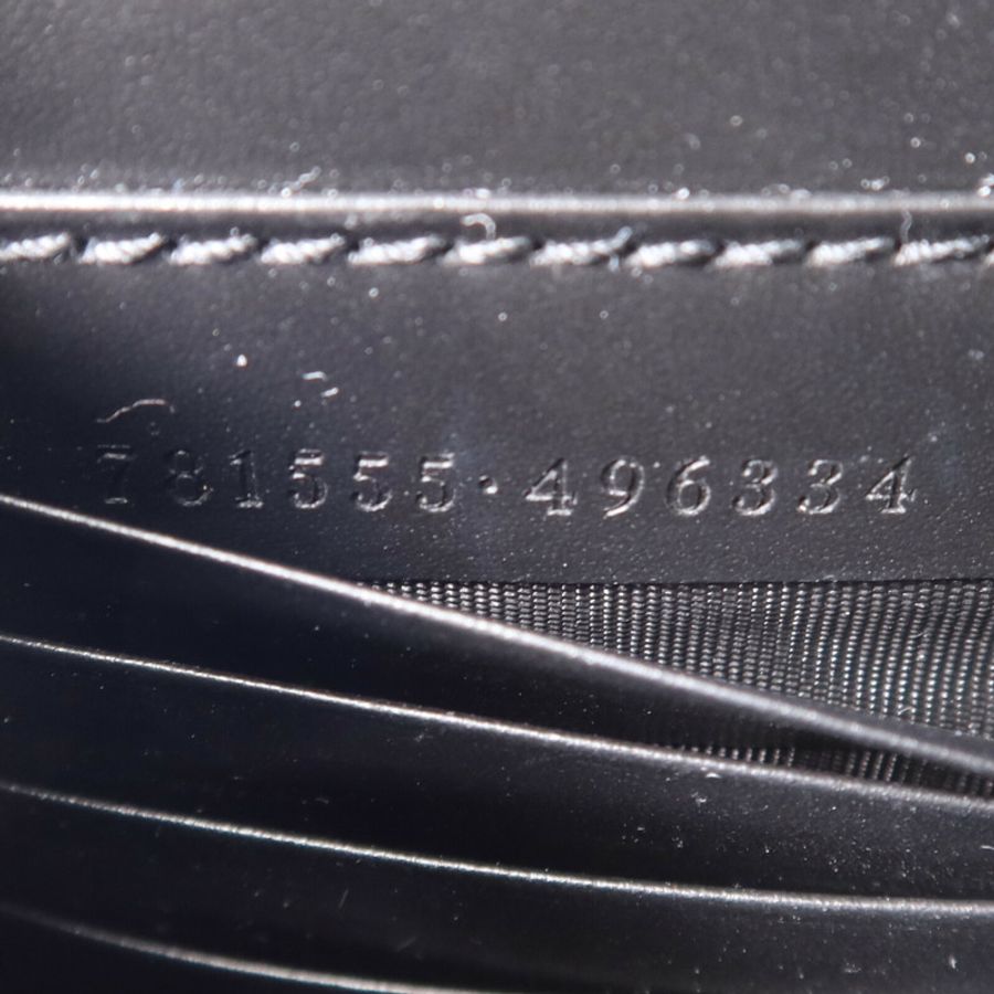 GUCCI 牛皮皮革GG Chain Wallet金扣鏈帶肩背袋-7
