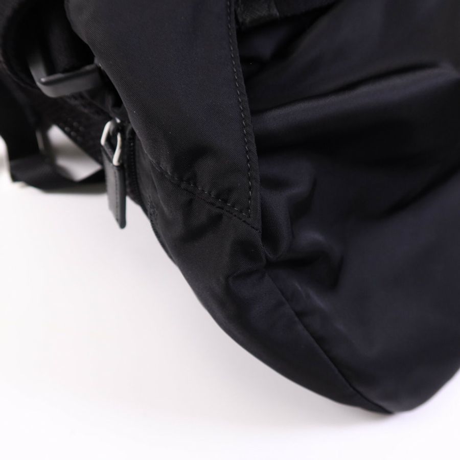 PRADA 尼龍Re-Nylon BackPack銀扣背包-12