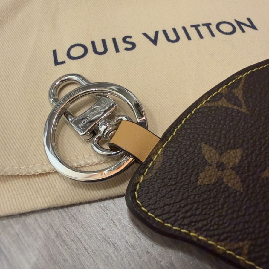 LOUIS VUITTON Monogram Pizza Bag Charm / Key Holder(Monogram 披薩包飾/鑰匙圈)-10