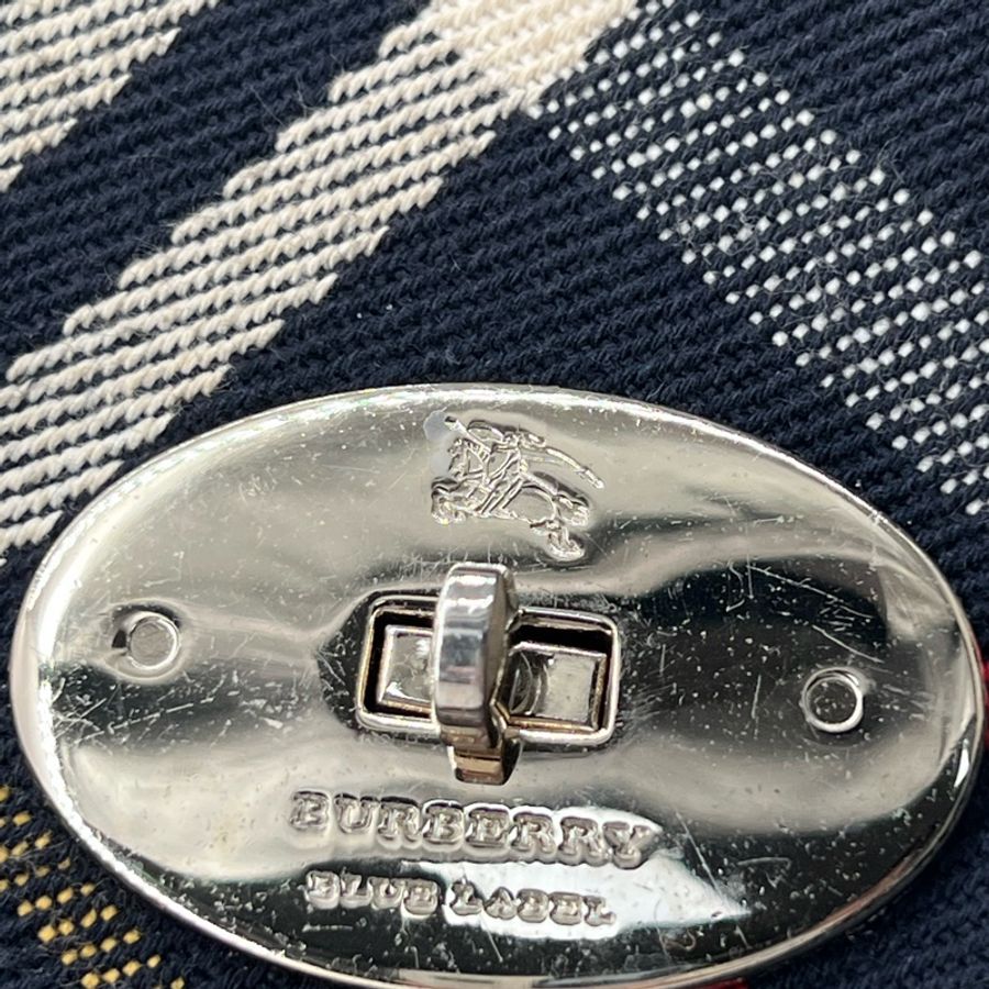 💗香緹國際精品💗 745 Burberry 藍格紋托特包-3