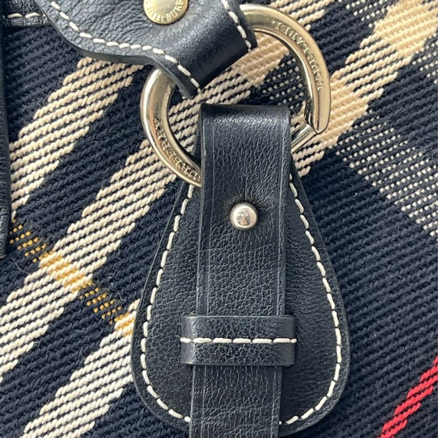 💗香緹國際精品💗 745 Burberry 藍格紋托特包-7
