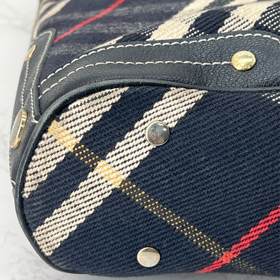 💗香緹國際精品💗 745 Burberry 藍格紋托特包-12