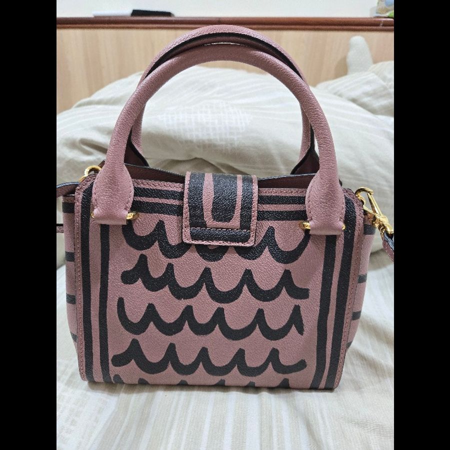Burberry 手提肩背塗鴉兩用包-2