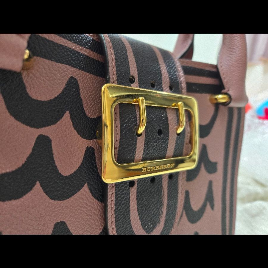 Burberry 手提肩背塗鴉兩用包-18