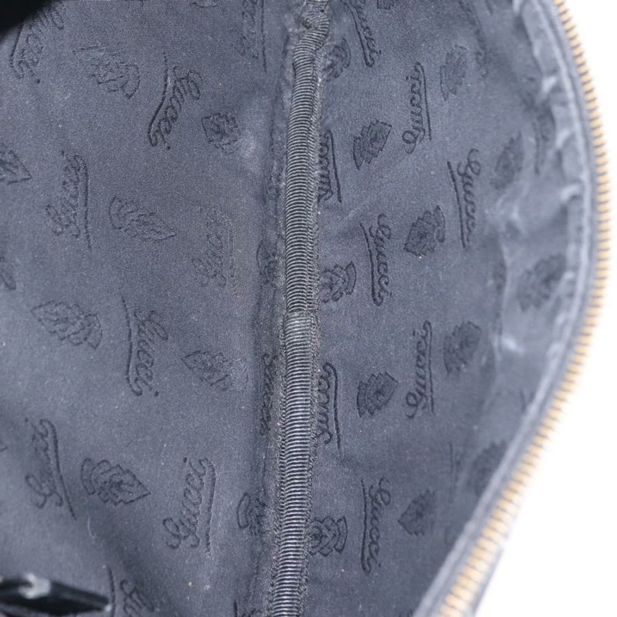 【日本直送】GUCCI GG帆布GG系列斜背包 PVC材質 黑銀 211110 Auth bs31846-9