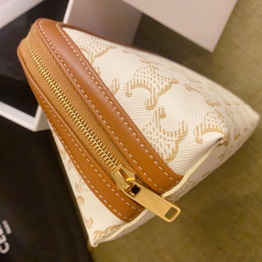 Celine 貝殼包白色-4