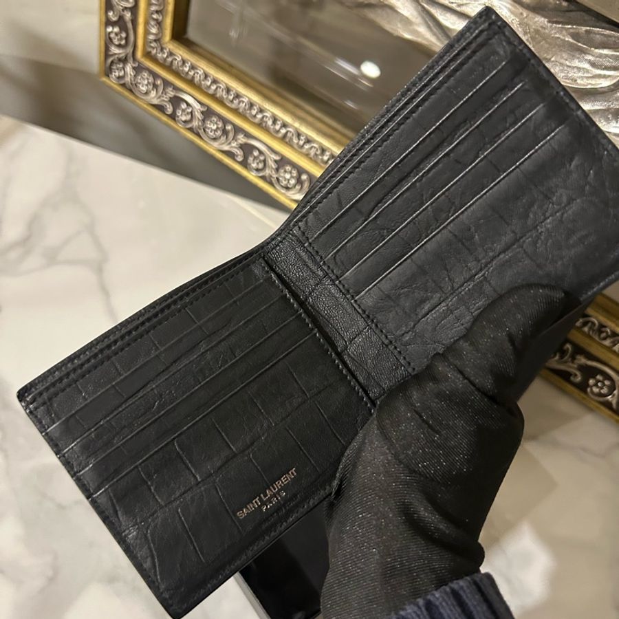 ✨Saint Laurent YSL so black 黑色鱷魚壓紋 🖤-3