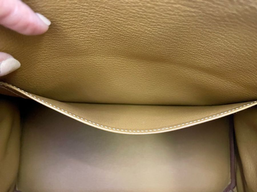 Birkin30金棕銀扣,-14