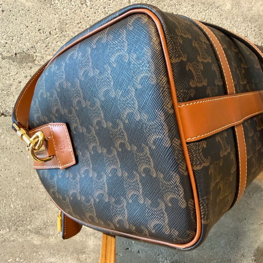 Celine Boston bag 手提斜背兩用 經典老花大波士頓包-9