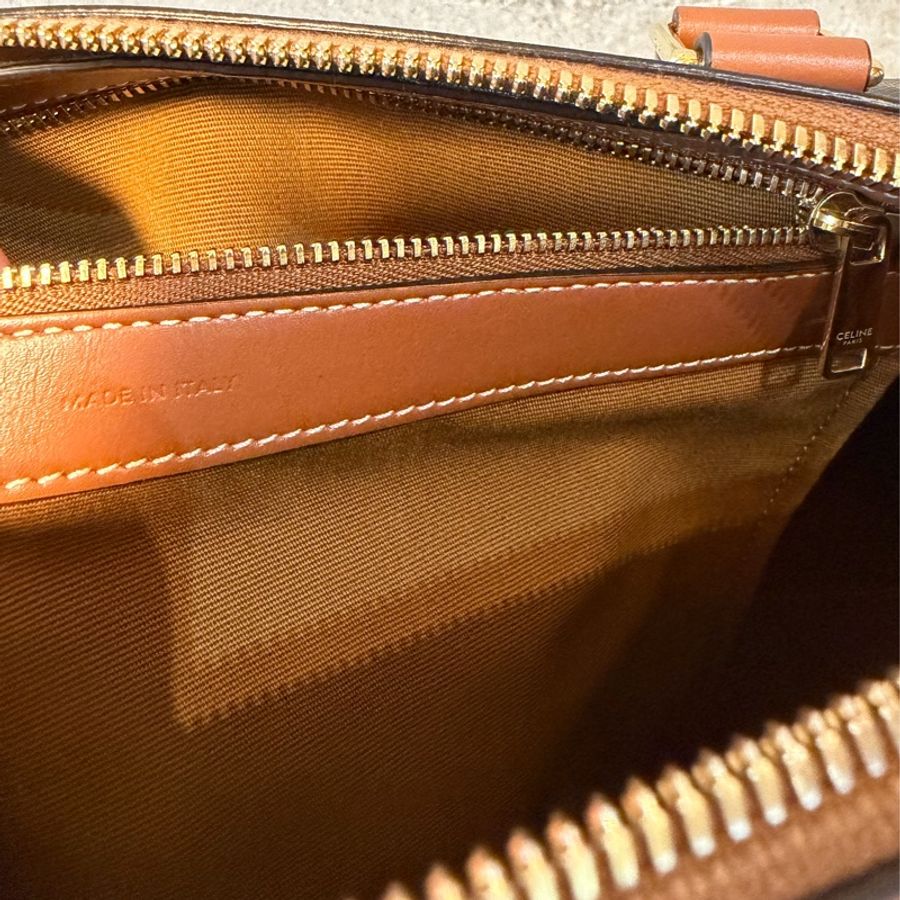 Celine Boston bag 手提斜背兩用 經典老花大波士頓包-13