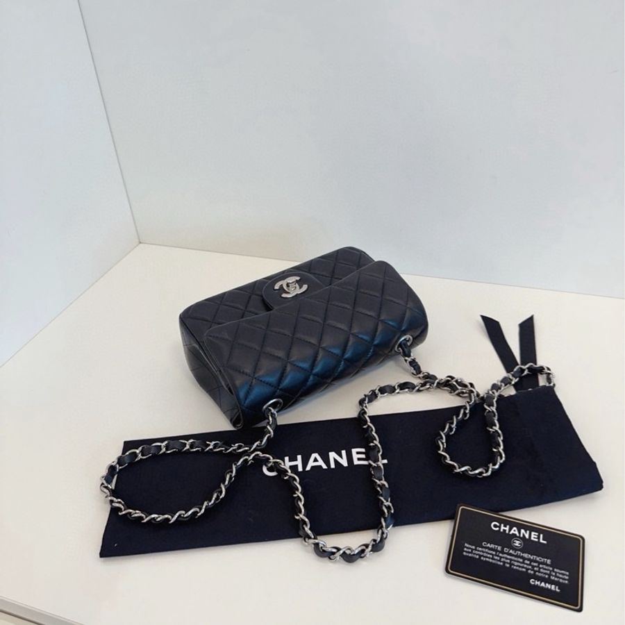 ✨Chanel cf大mini 有保卡 菱格飽滿包型超好 貴氣滿分💯-6