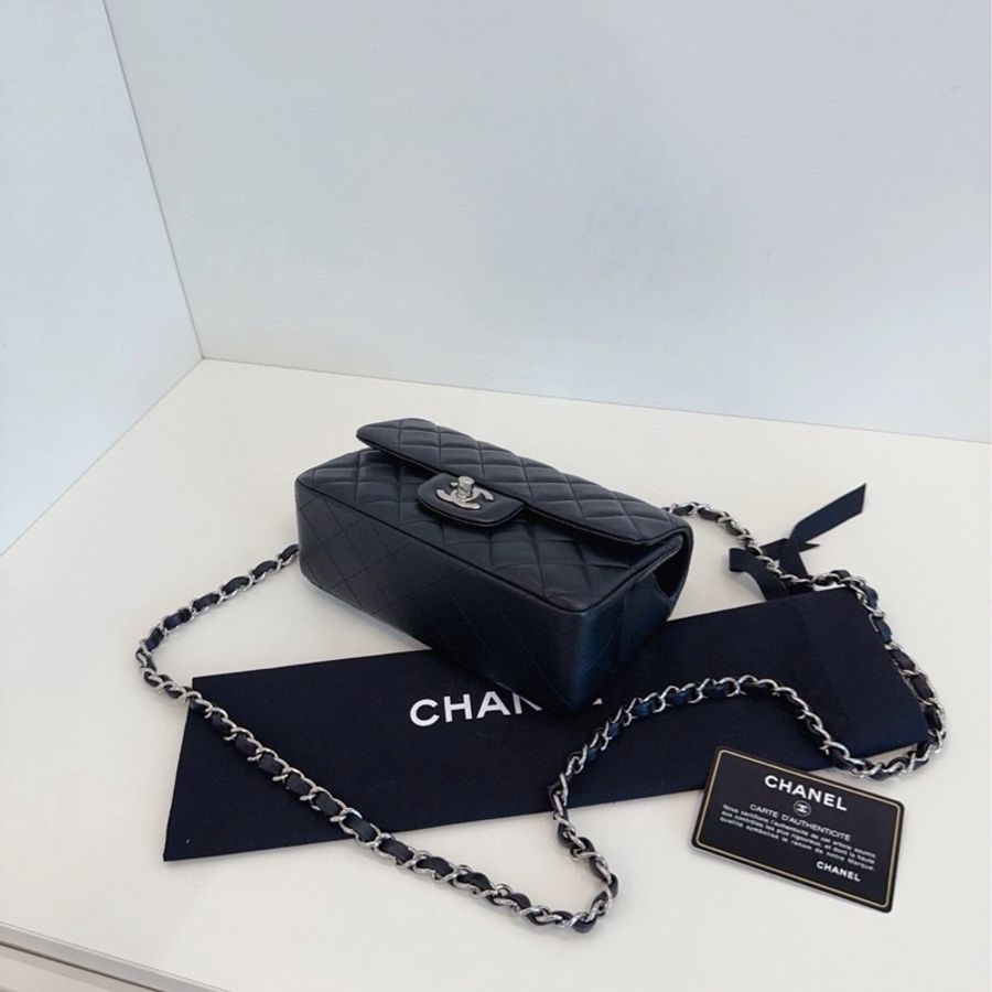✨Chanel cf大mini 有保卡 菱格飽滿包型超好 貴氣滿分💯-8