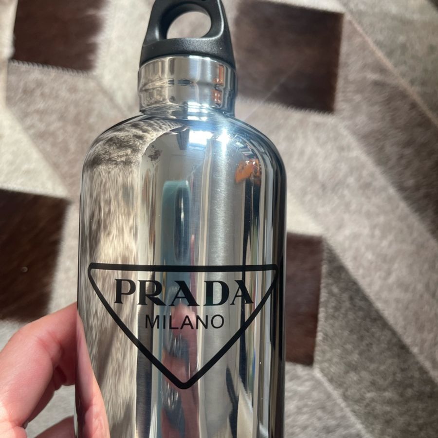PRADA水壺,銀色-8